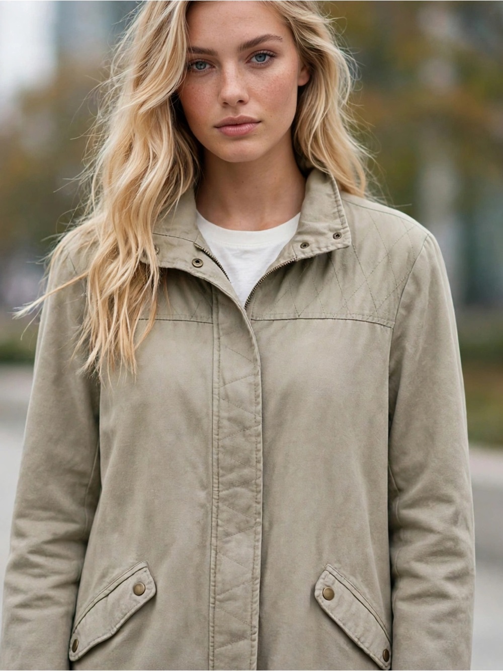 Ashley Premium Utility Jacket Gray XL